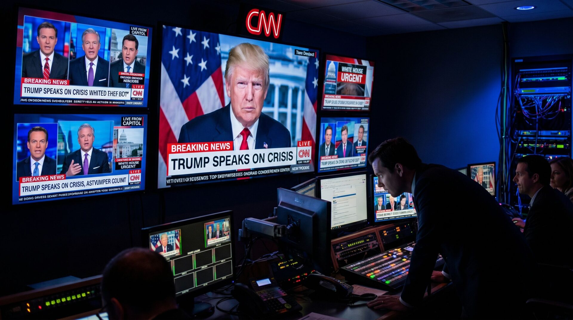 CNN Was Calling Trump a Threat Who ‘Wants Us Dead’ — Then Bullets Started Flying in the Same Room