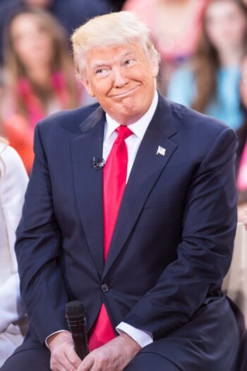 Donald Trump in attendance for Donald Trump Town Hall on the NBC Today Show, Rockefeller Plaza, New York, NY April 21, 2016. Photo By: Steven Ferdman/Everett Collection